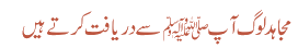 مجاہد لوگ آپﷺ سے دریافت کرتے ہیں