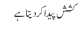 کشش پیدا کردیتا ہے 