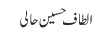 الطاف حسین حالی