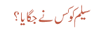 سیلم کو کس نے جگایا ؟