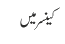 کینسر میں 