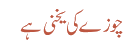 چوزے کی یخنی ہے