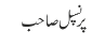 پرنسپل صاحب
