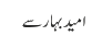 امید بہار سے
