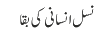 نسل انسانی کی بقا 