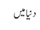 دنیا میں