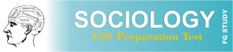 CSS Past Paper Sociology MCQS