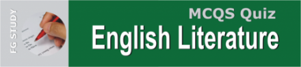 English Literature MCQS Online Test Image By FG STUDY